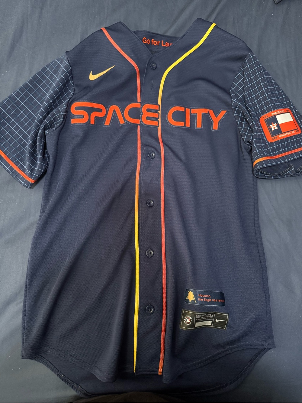 Nike Mens Houston Astros Space City small Jersey